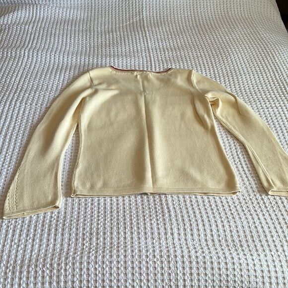 Tommy Hilfiger Sweater flare sleeve dainty button size L - Picture 5 of 8